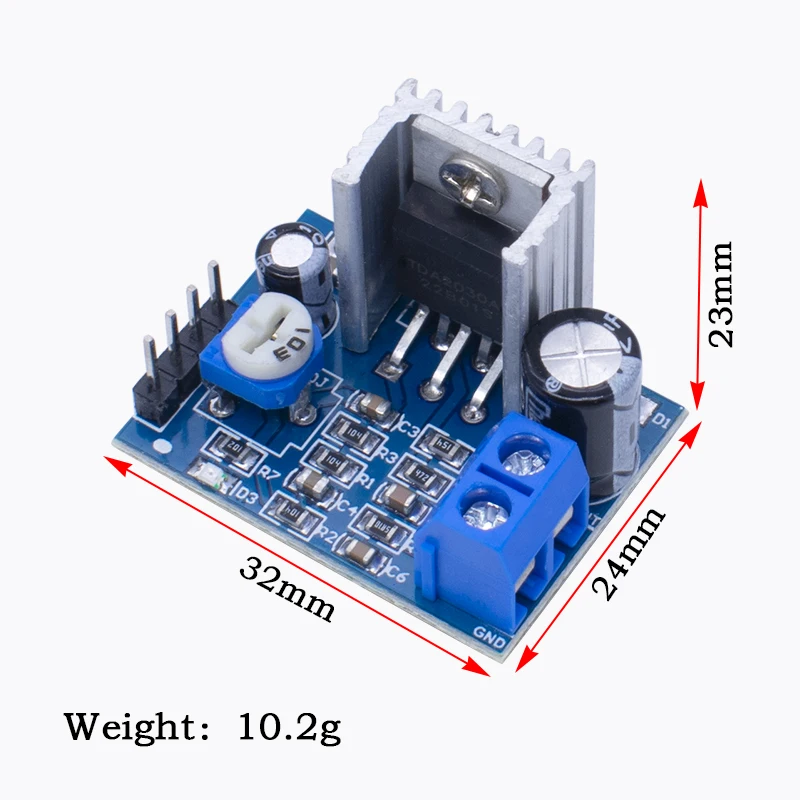 TDA2030 Module Power Supply TDA2030 Audio Amplifier Board Module TDA2030A 6-12V Single