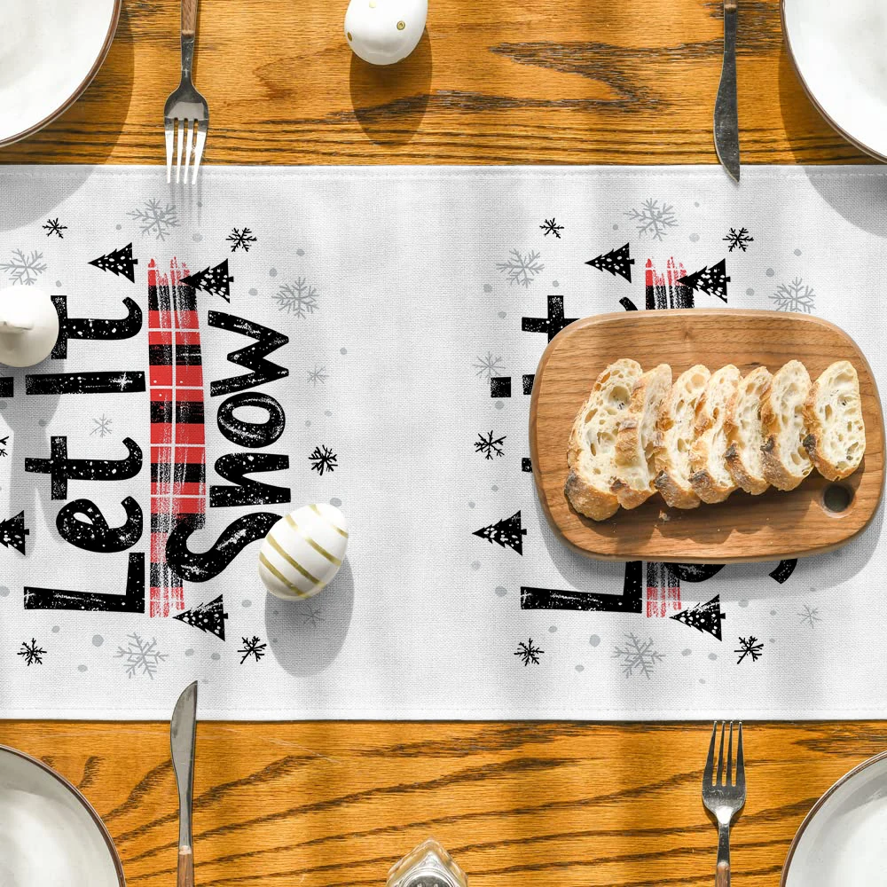 Christmas Snowflake Table Runn - Christmas Table Runner ulasan dan harga