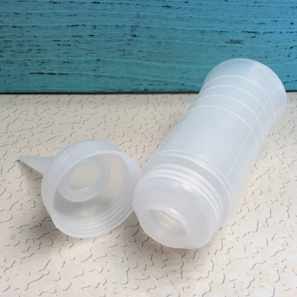 Hair Coloring Bottle Applicator Slant Tip Graduated Scale Pump Handle Even Distribution Hair Dye Scalp Treatment