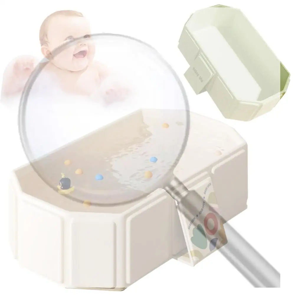 

Детская ванночка для младенцев и малышей, складная ванна для малышей с сливным отверстием, душевая ванночка