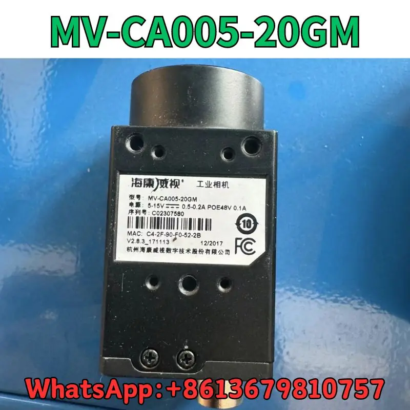 Used Camera MV-CA005-20GM test OK Fast Shipping