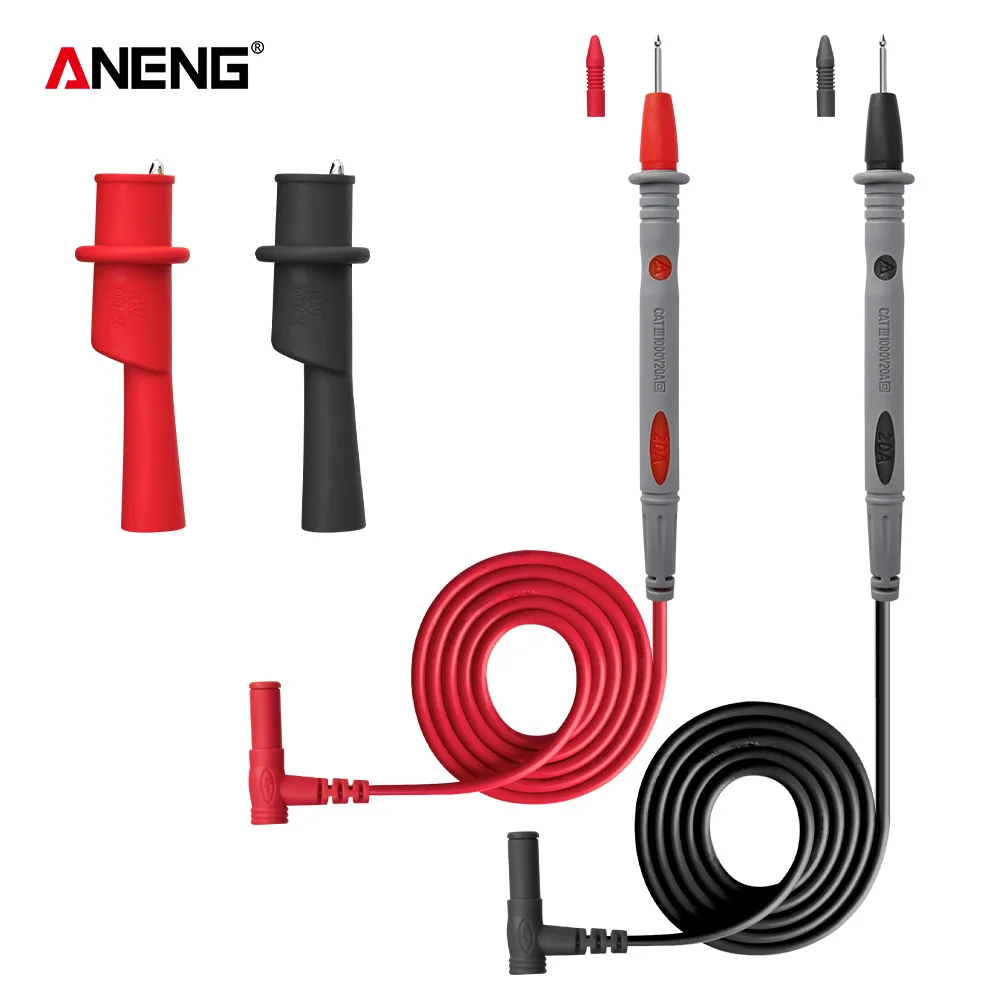 ANENG PT1034 Multimeter Test Leads Universal Cable Crocodile Test Clip Flame Retardant Needle Probe Multi-Meter Tester Wire Tips