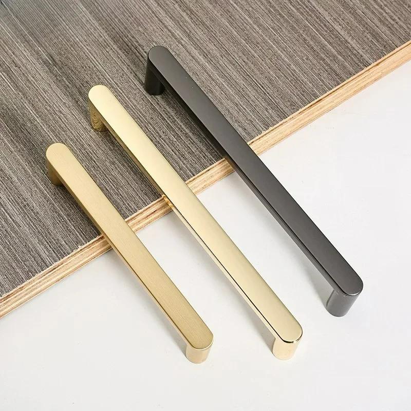 Modern Minimalist Zinc Alloy Handle Cabinets, Wardrobes, Drawers, Shoe Cabinets, Bookcases, Cabinet Door Handles