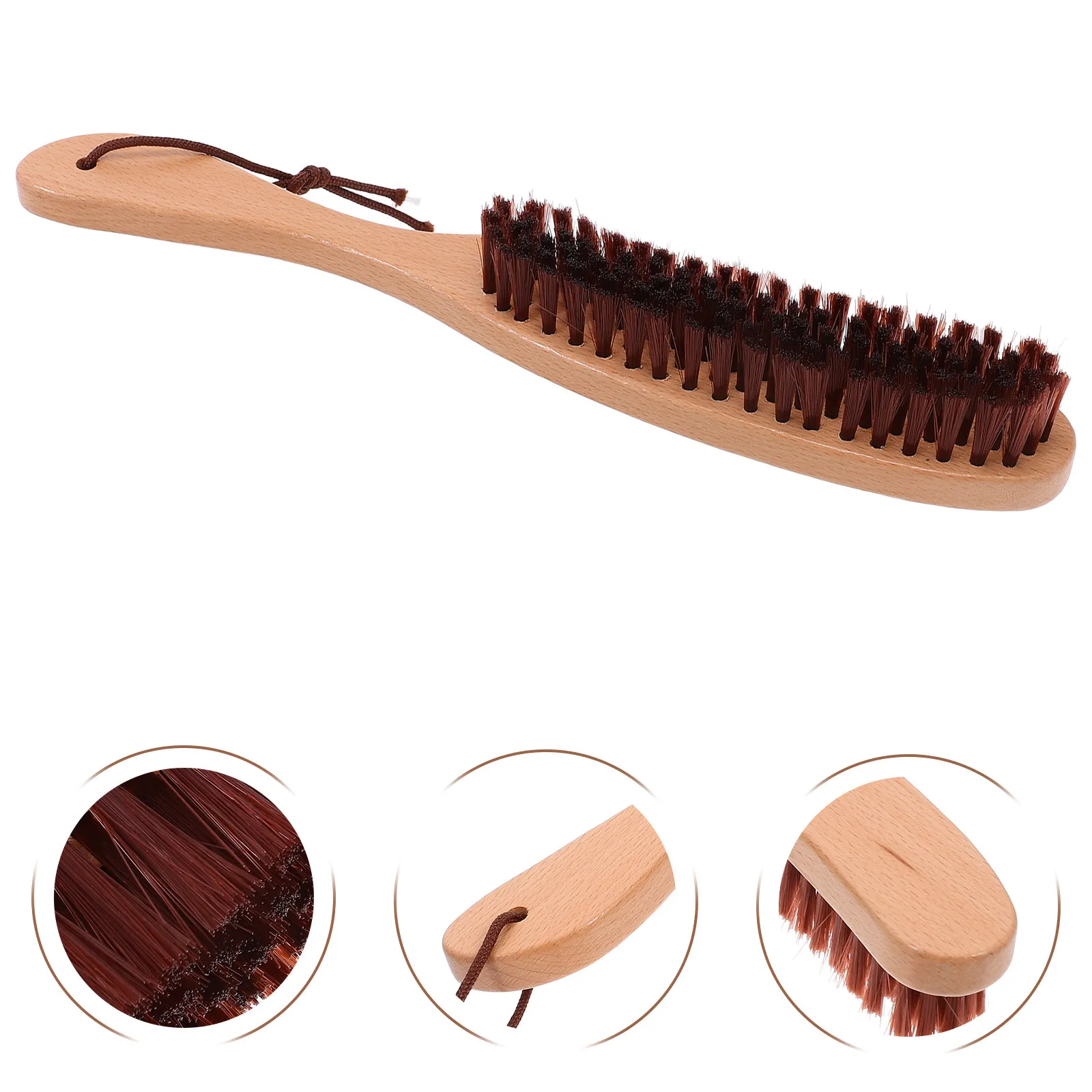 

Wooden Handle Dust Brush Soft Horsehair Bristles Multipurpose Cleaning Tool Household Clothes Furniture Dust Removal Brush