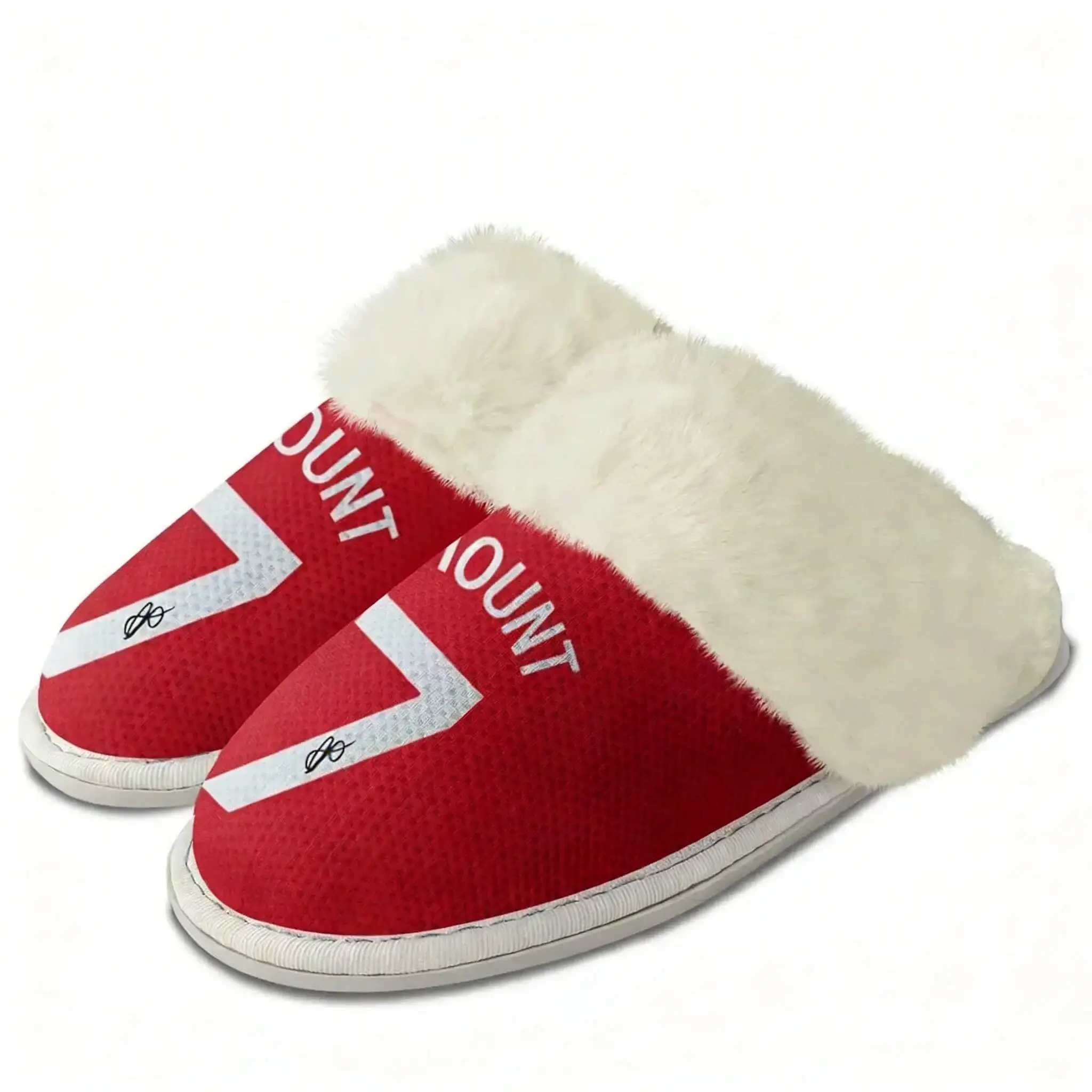 England Plush Slippers Keep Warm Shoes Mens Womens Mason Mount Home Cotton Bedroom Customized Thermal Lightweight Slipper DIY