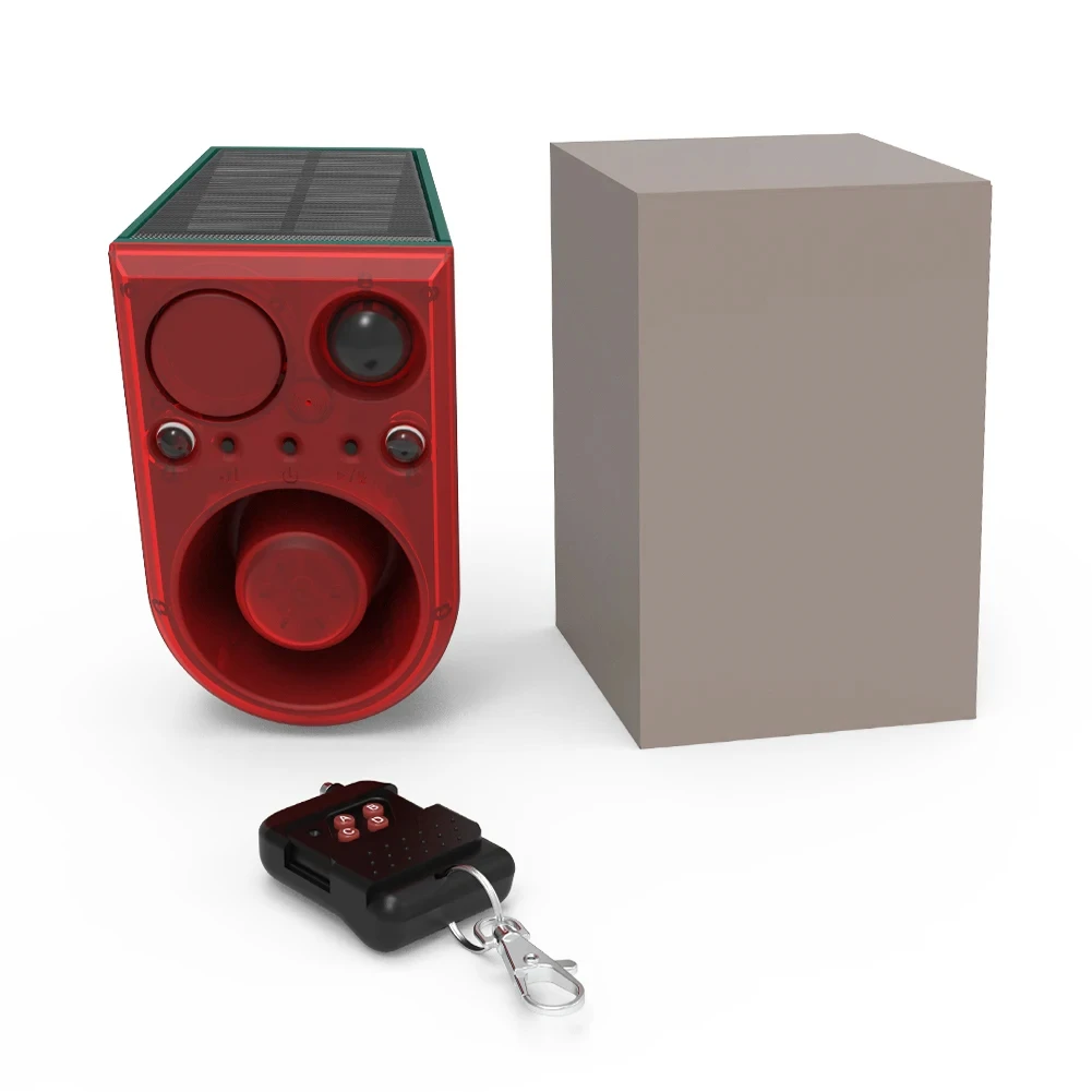 

Solar Motion Sensor Animal Repeller Infrared Induction Anti-Wild Boar Dog Drive Professional Alarm Light Waterproof Outdoor