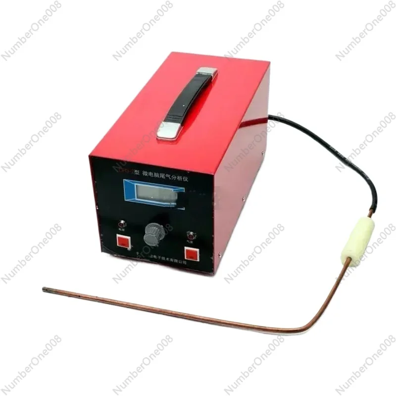 LPQ-2 Car Exhaust Emission Analyzer Oxygen Content Detector Repair Shop Detection Gas Smoke Meter Portable