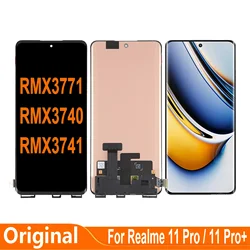 AMOLED For Realme 11 Pro Plus RMX3771 RMX3740 RMX3741 LCD Display Touch Screen Digitizer Assembly