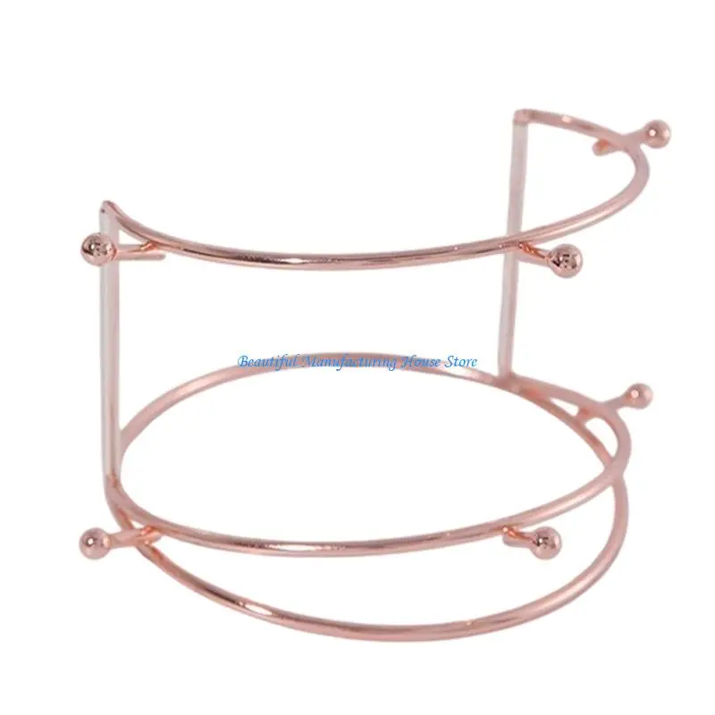 

E56A Elegant Detachable Crown Display Stand Sturdy Stainless Steel Frame Suitable for Secure Jewelry Exhibition Presentations