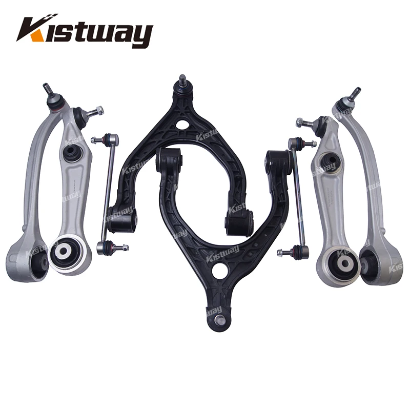 8PCS Front Control Arm Kit For Tesla Model X 2016- 1027322-00-D 1027327-00-D 1027351-00-C 1041570-00-B 1027391-00-B