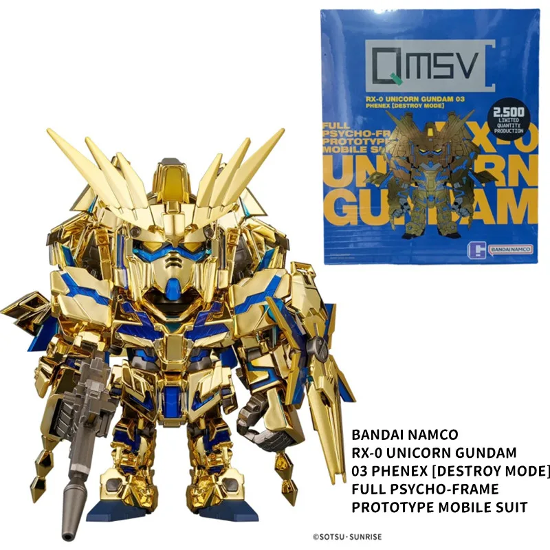 

BANDAI QMSV RX-0 UNICORN GUNDAM 03 PHENEX [ДРЕМ ДИСТРОЙ] NAMCO ПОЛНЫЙ МОБИЛЬНЫЙ КОСТЮМ ЗАЩИТА PSYCHO-FRAME 20 см Модельный комплект Gunpla