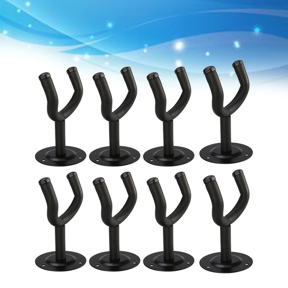 

8Pcs Guitar Hook Wall Mount Strong Hold Instrument Hangers Round Shape Easy Install Protective Display for Guitars Violins Home