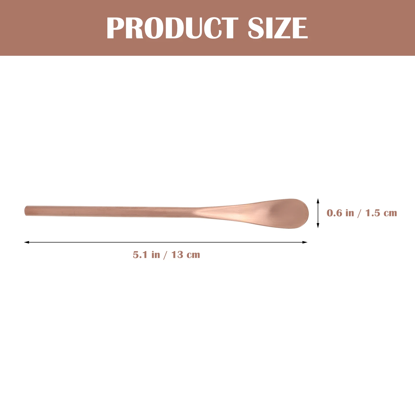 

Stainless Stirring Rods Spoon Mixing Sticks Jars Small Lightweight Smooth Edge Practical Drink Use Beverage Spoons