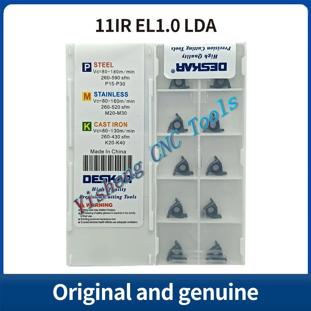 

DESKAR 11IR/EL0.5/0.6/0.7 11IR/EL0.8 11IR/EL0.9 11IR/EL1.0 LDA LF6018 Triangle flat inner diameter shallow groove blade