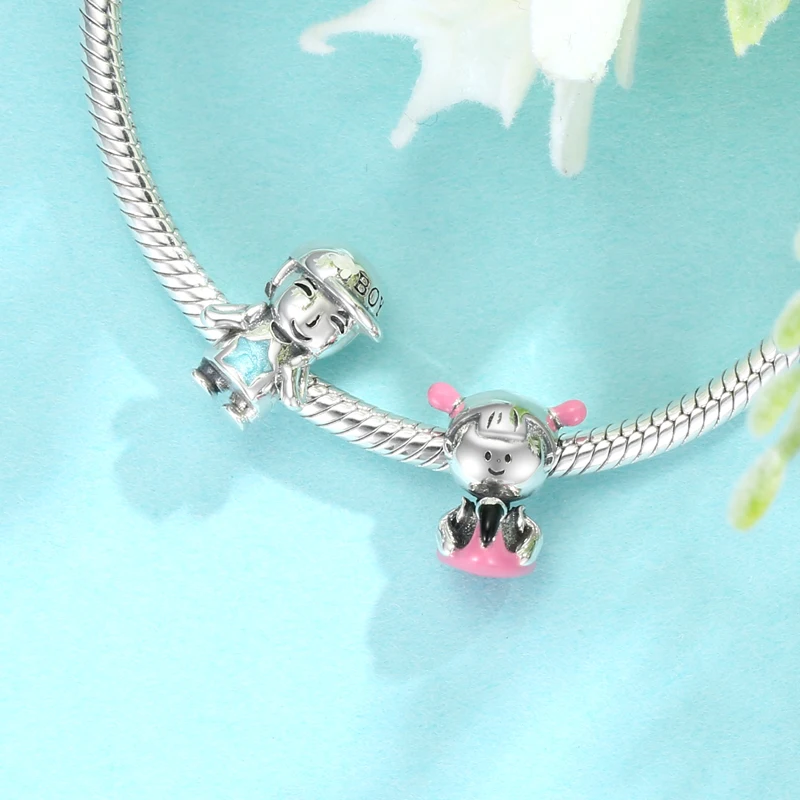 Fashion Rock Music 100% 925 Sterling Silver Circus Dessert Drink Beads Fit Original DIY Charm Bracelet Silver 925 Jewelry Making