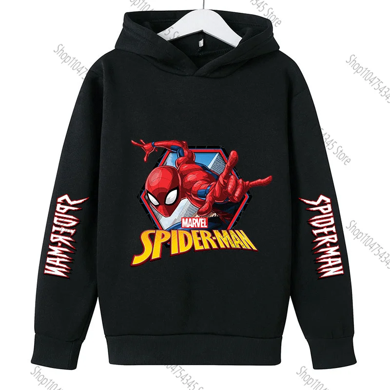 Sudadera oficial con capucha para niños de SpiderMan: sudadera infantil más vendida en todo el mundo con tela súper suave para máxima comodidad y estilo