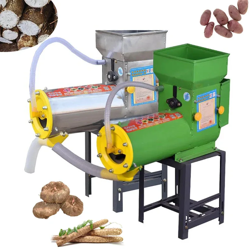 Grating Small Peeling Peeler And Washer Cassava Starch Machine