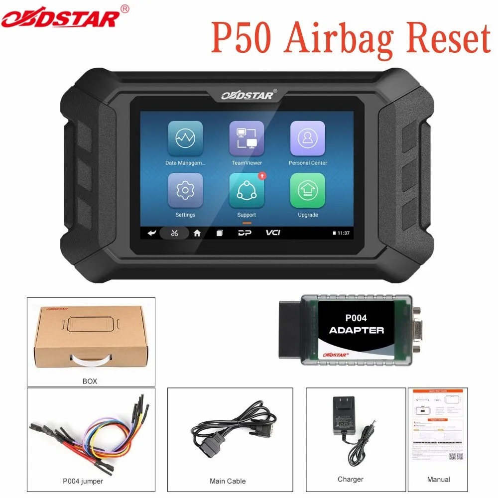 2024 Newest OBDSTAR P50 Airbag SRS SAS BMS Reset Tool Covers 86 Brands and Over 12000+ ECU Part No.