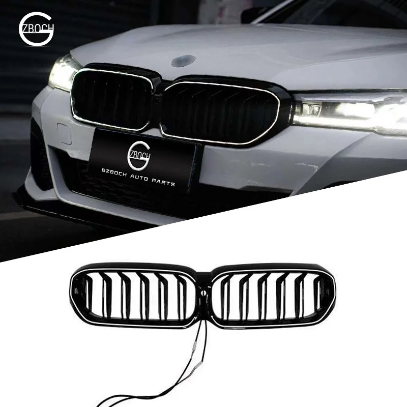 G30 grill with light For BMW 5 Series G30 G38 grills 2021-2023 G30 Lci 540i m550 530i car grills