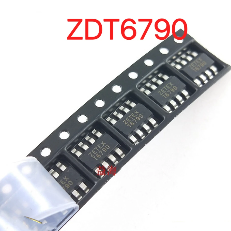 New imported original ZETEX ZDT6790 SOT-223-8 screen printing: T6790 SMT transistor