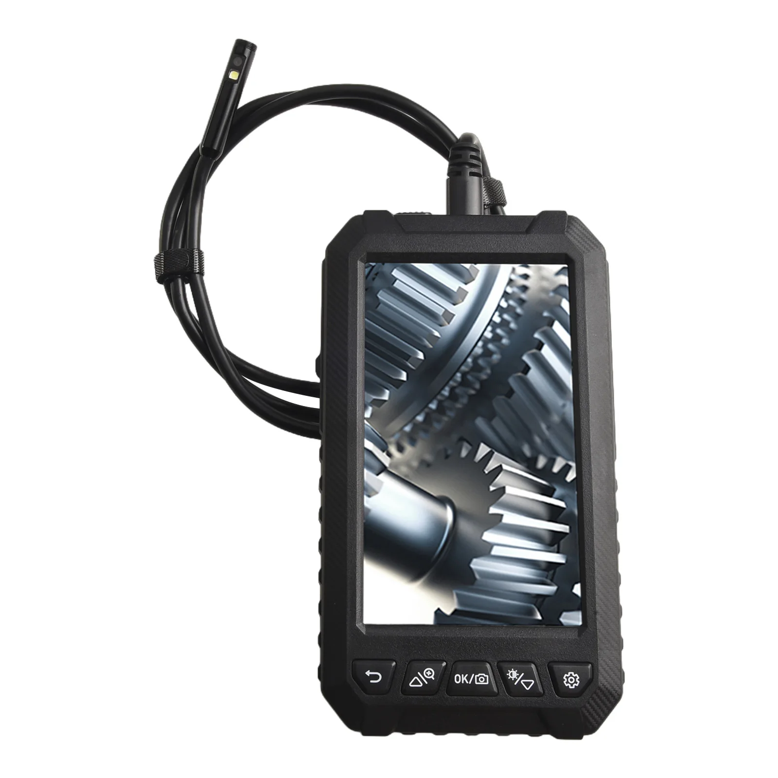 

Adjustable Modes P Borescope Image Resolution Automotive Inch Industrial Cable Meter Handheld Borescope Side View Mirror