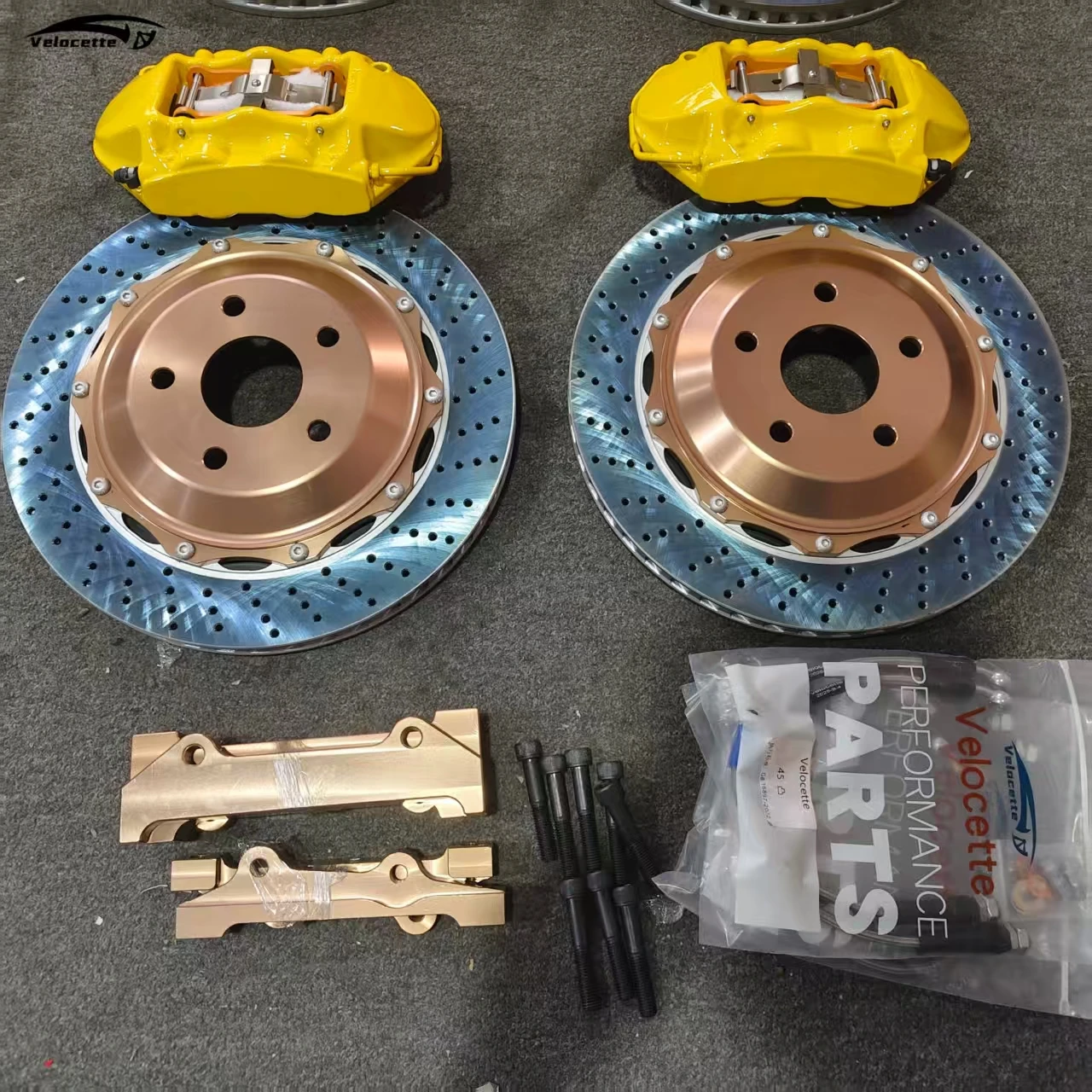 New style Big Brake Caliper Kit 4-Pot GT4 Auto Brake System for BMW E38 E39 E46 F97 X5 F15 F10 F30 for Toyota Prado F10