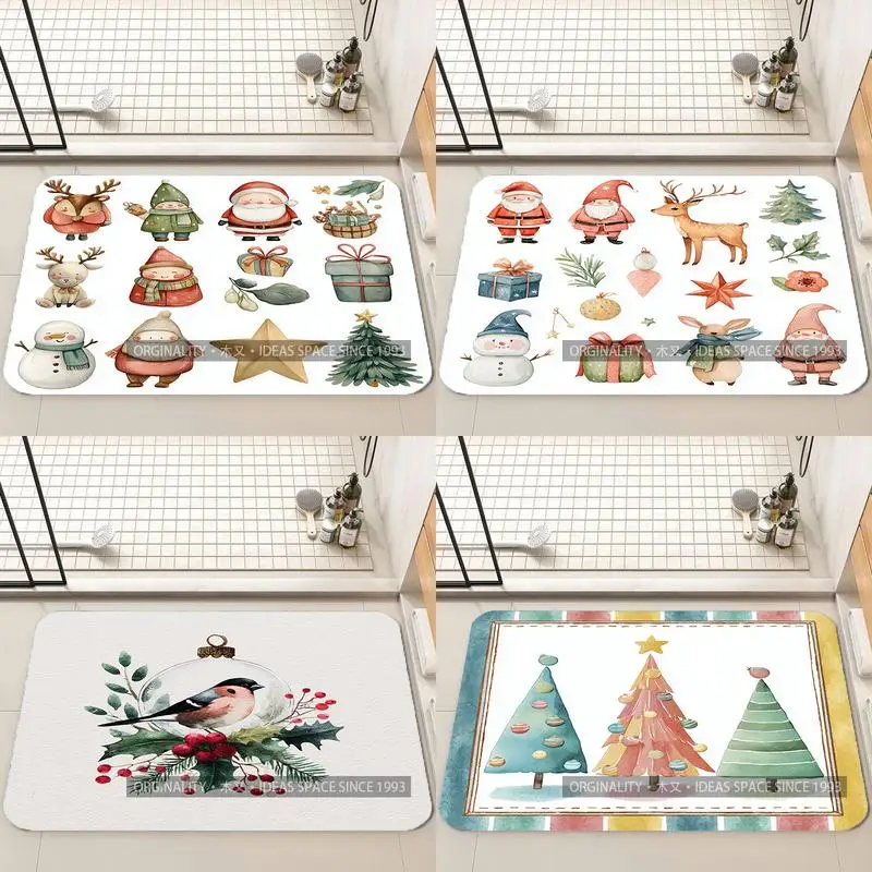 

Снеговик, зимняя сцена, украшение для гостиной, домашний диван, нескользящий ковер, кабинет, спальня, татами, детский мягкий напольный коврик