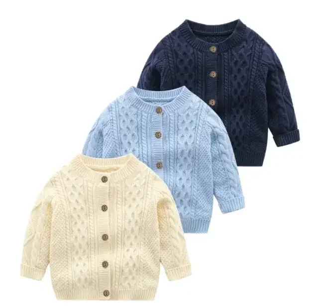 Newly Hot Newborn Baby Boy Girl Cute Long Sleeve Boys Sweater Infant Girls Jacket Clothes