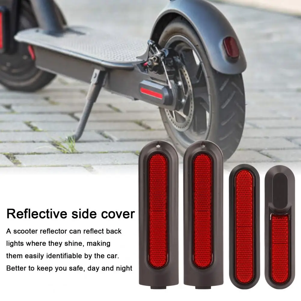 

Enhanced Visibility Scooter Accessories Electric Scooter Side Covers with Rear Reflector for Xiao Mi Pro 4 Night Visibility