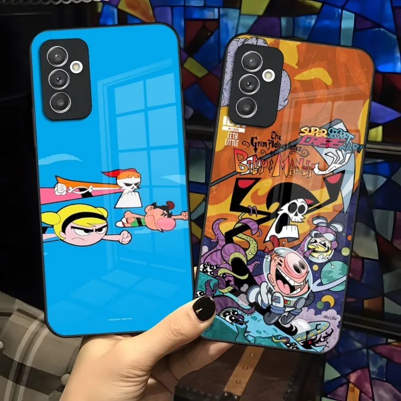 Grim Adventures Of Billy And Mandy Phone Case For Samsung S30 S21 S20 S23 S22 Fe S10 E S9 Note 20 10 Pro Ultra Plus 5G Glass