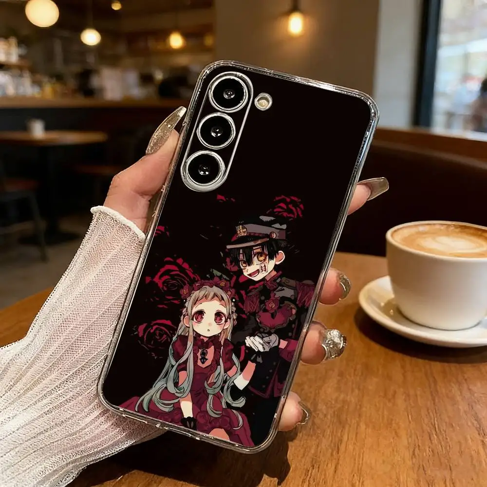 

Campus Manga Toilet-Bound Hanako-kun Phone Case For Samsung Galaxy S24 S25 S23 S22 S21 Plus S24 S25 Transparent Cover Case