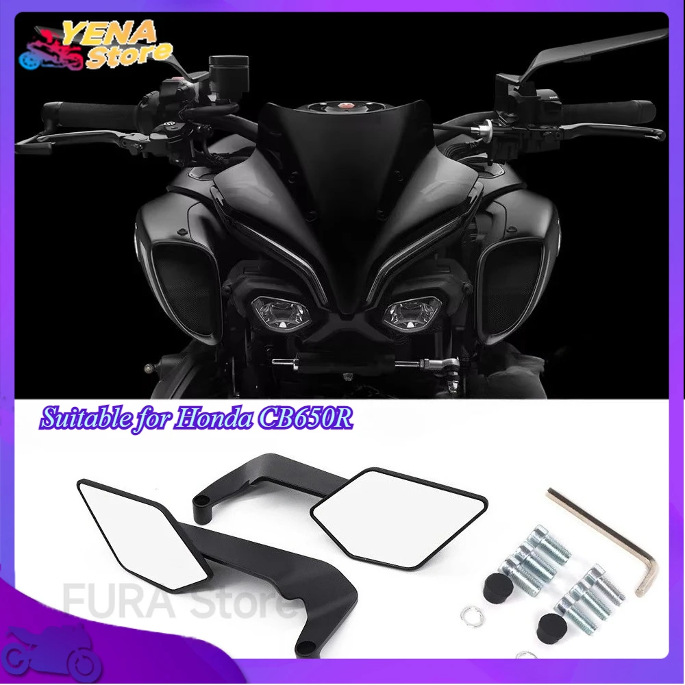 

Подходит для мотоциклетного зеркала Honda CB650R, невидимый комплект максимум зеркал, вращающееся регулируемое зеркало