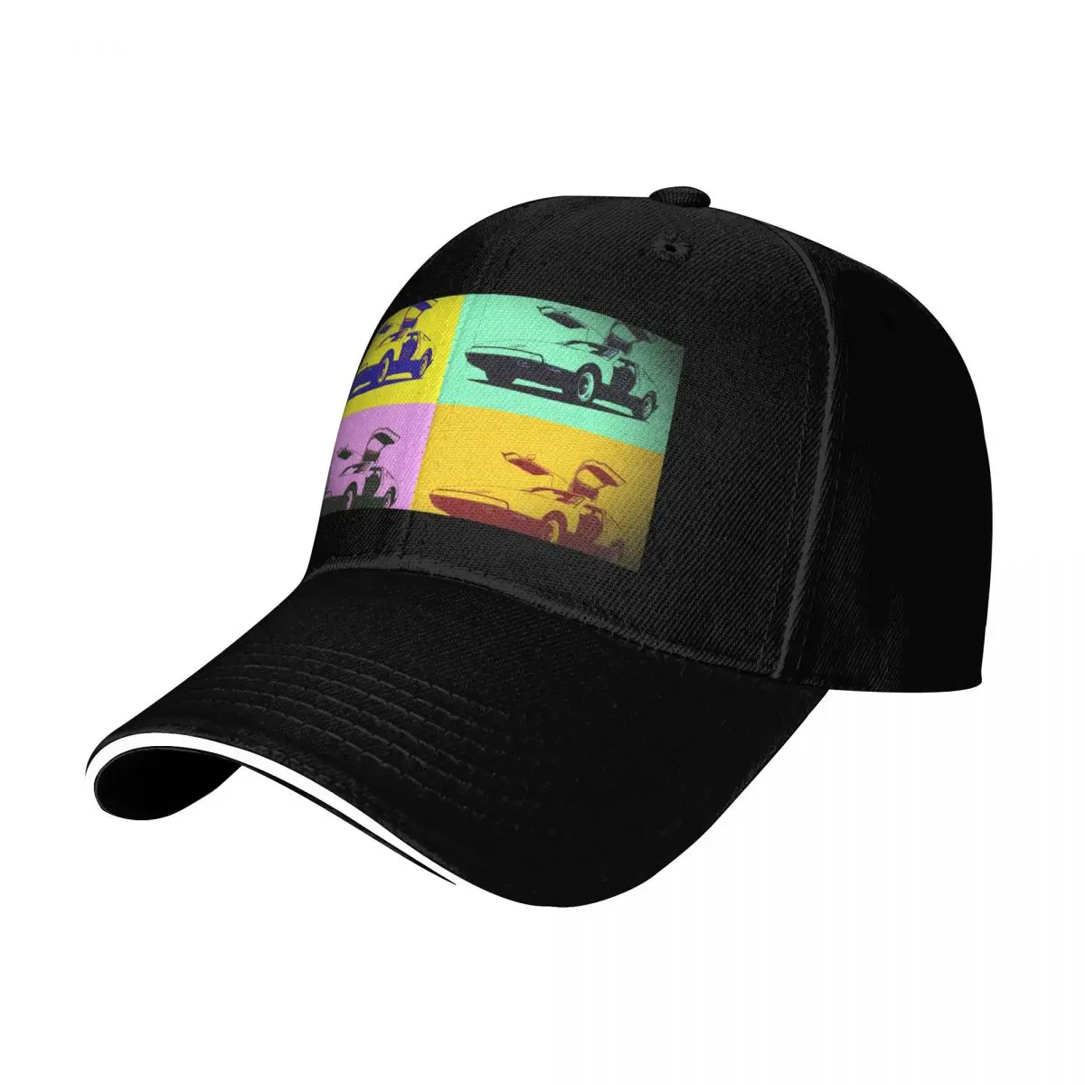 

Geo3Doodles Bricklin SV1 POP t"art stylee Doodle Baseball Cap fishing hat Wild Ball Hat |-F-| Men Hats Women's