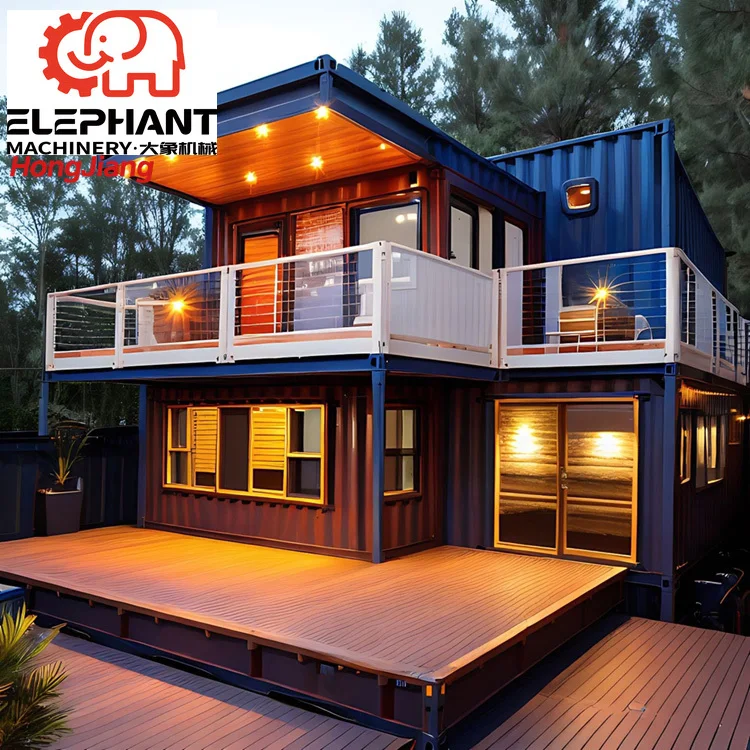 Custom Steel Mobile Home Prefabricated Container House 20ft 40ft Modern Design CE Certified Bedroom Living Room Villa 15 Year