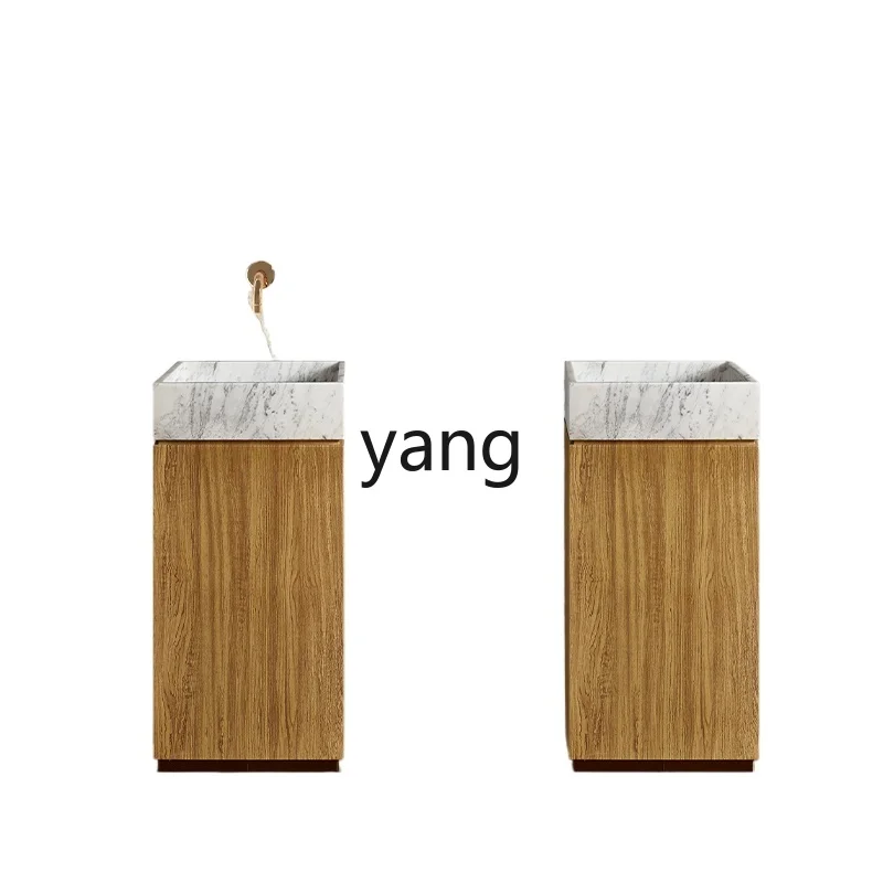 

Yhm Italian wood grain column wash basin B & B hotel vertical