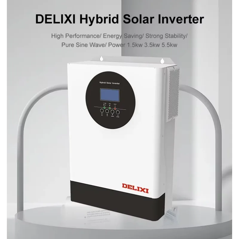3.5Kw 5.5Kw MPPT 태양광 인버터 24V DC 220V AC 12V 그리드 타이 하이브리드 태양광 인버터 단상 순수 사인파