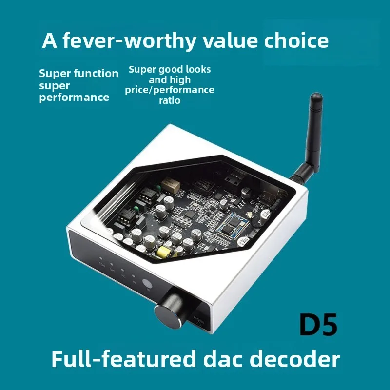 Dac decoder bluetooth optical coaxial usb computer mobile phone hifi audiophile decoder qualcomm bluetooth aptx-hd