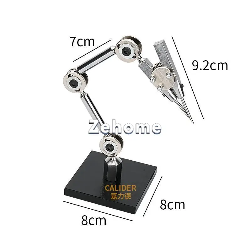 Universal Rebound Clip Single & Double Head Clip Jewelry Welding Fixing Pliers Straight & Curved Tip Clips