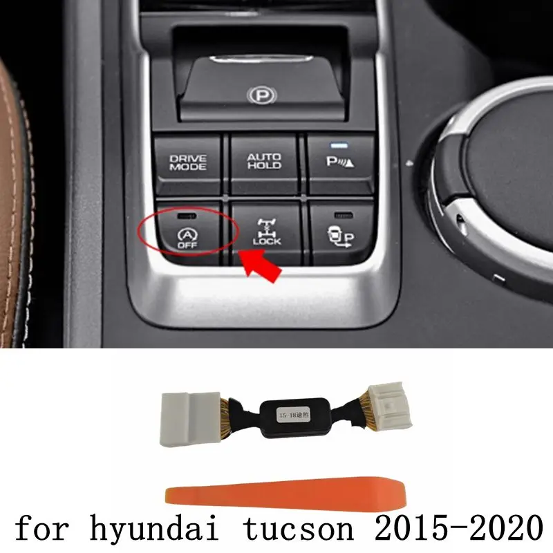 for Hyundai Tucson 2015-2020 Accessories Car Auto Stop Start Engine System Control Sensor Plug Stop Cancel Cable 1set