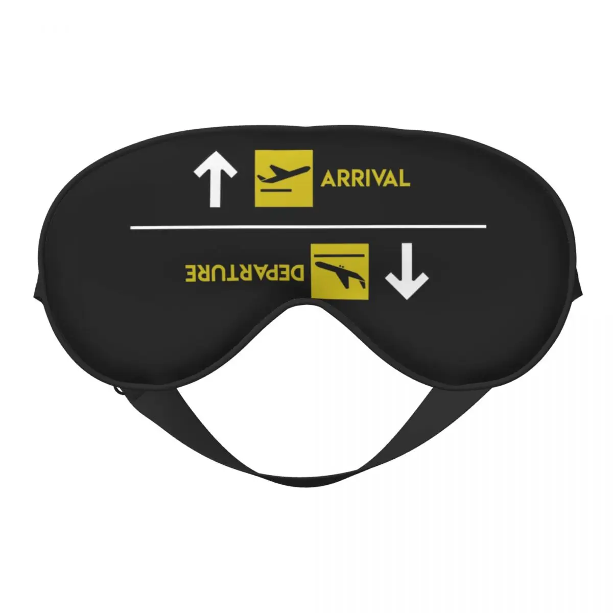 

Прибытия авиационных отделов, мягкая маска для глаз, двухсторонняя повязка на глаза, креативный авиатор, аэропорт, самолет, блокирующий свет, повязка на глаз