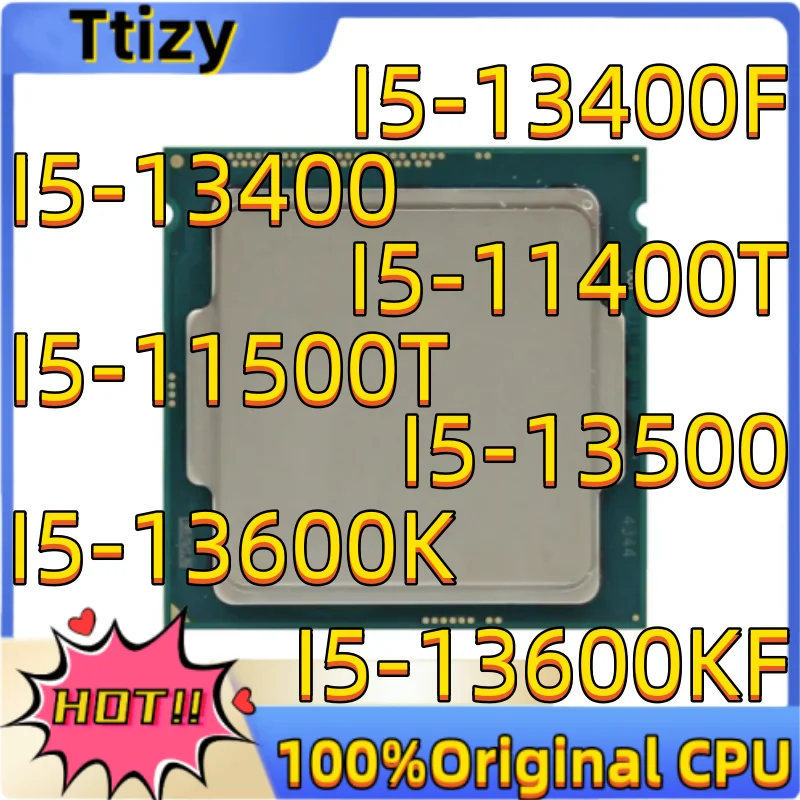 Intel Original I5-11500T I5-13400F I5-13400 I5-13500 I5-13600K I5-13600KF I5 series high-end CPU