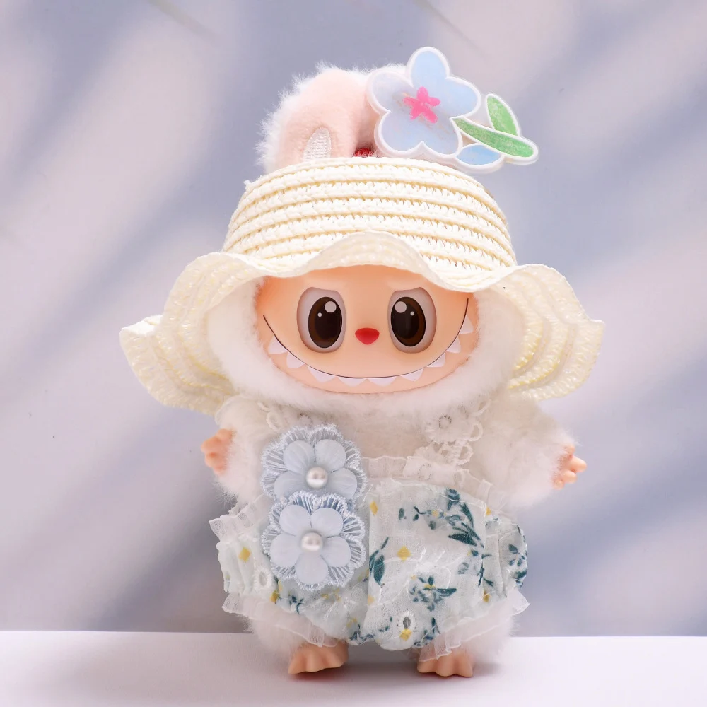 pendurado-para-labubu-com-saia-de-flor-adoravel-roupas-de-bebe-sentado-acessorios-de-festa-roupas