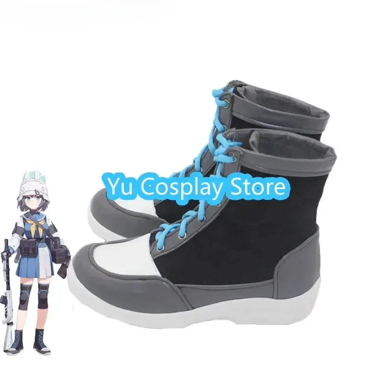 Game Blue Archive Sorai Saki Cosplay Shoes PU Leather Shoes Halloween Carnival Boots Cosplay Prop Custom Made