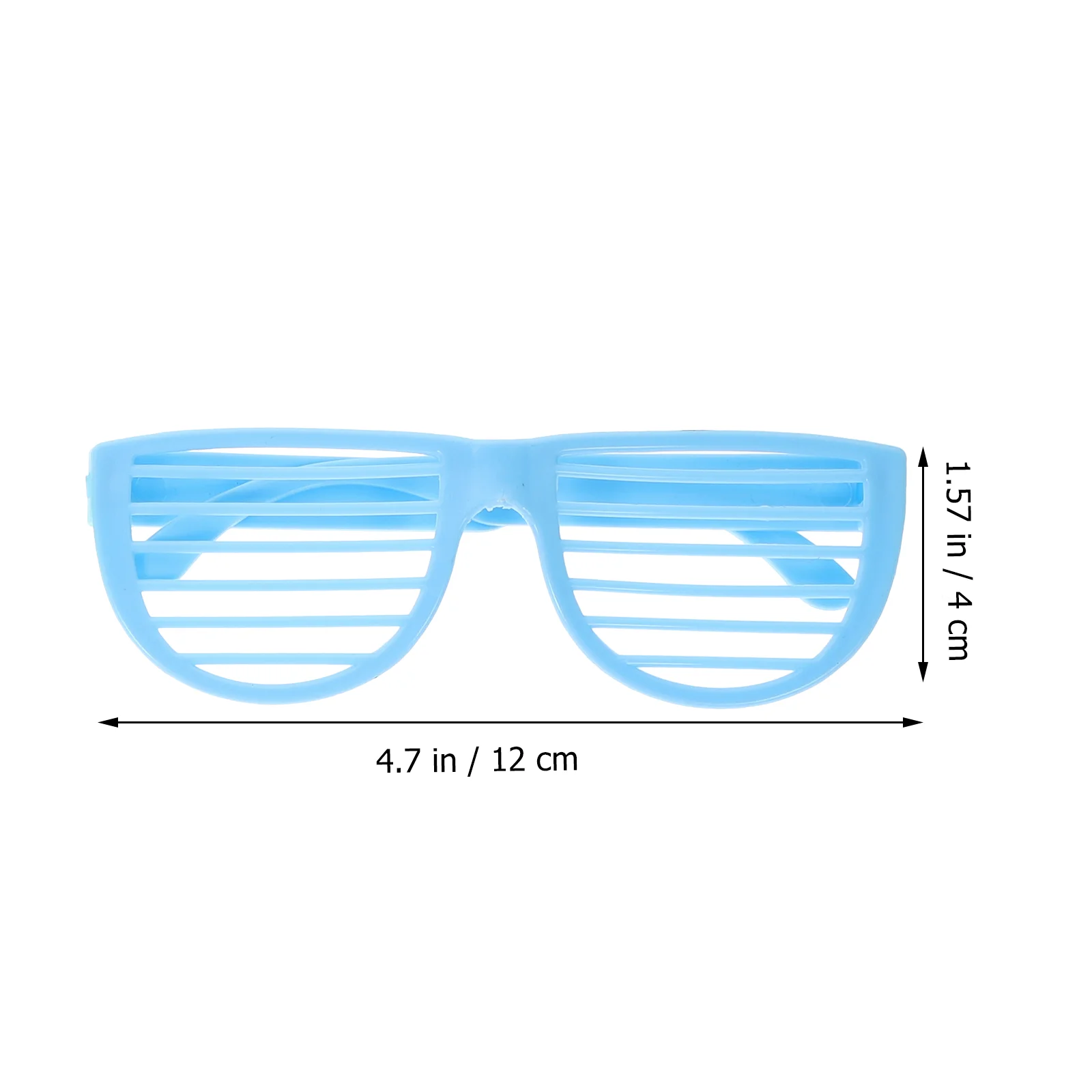 24-teiliges, erschwingliches Partyzubehör, Shutter Shades, Sonnenbrillen, Kleidung, Brillen, Kostümball