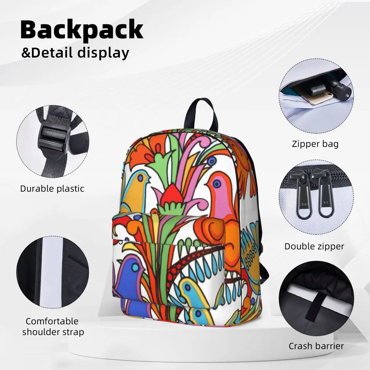 Villeroy And Boch Acapulco Backpacks Large Capacity Student Book bag Shoulder Bag Laptop Rucksack Casual Children School Bag