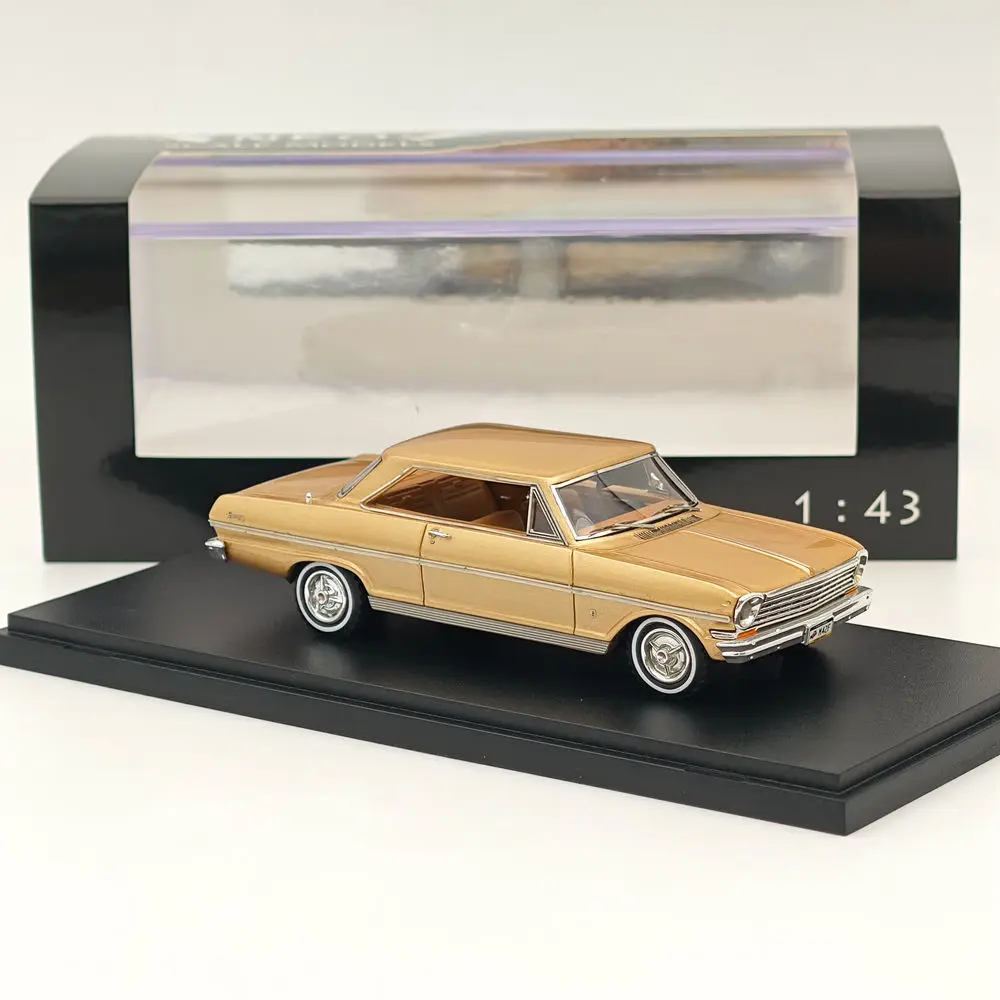 NEO 1/43 for Nova SS 1963 Gold Resin Models Car Colllection Auto Toys Gift