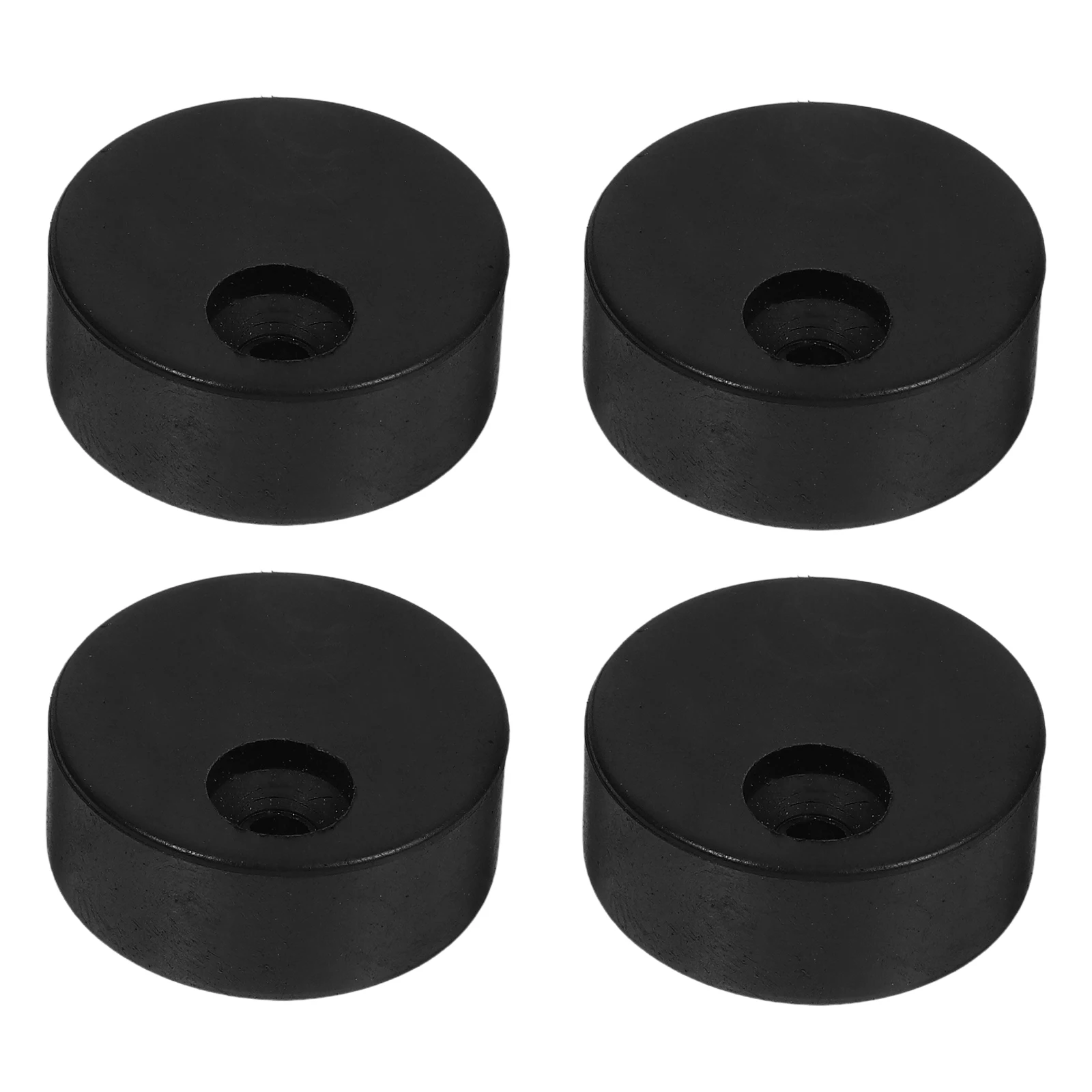 

4 Pcs Anti Jump Door Stop Block Soft Close Hardware Kit Barn Disk Part Metal Stopper for Sliding Doors Accessories Prevent