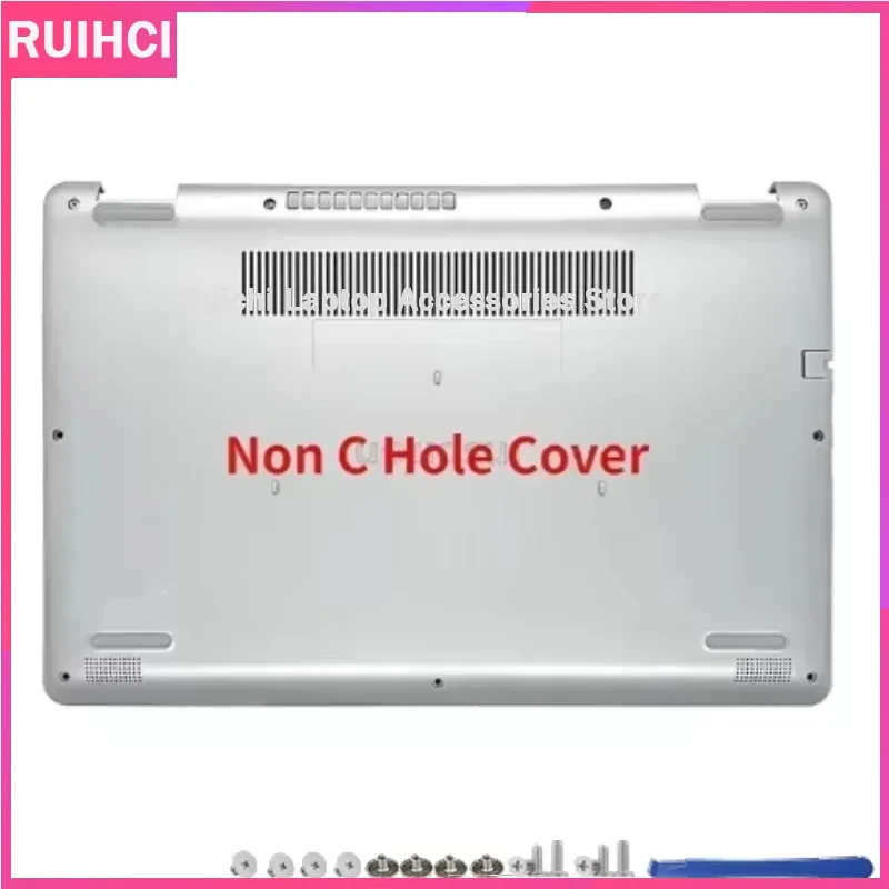 For Inspiron 15 5584 P85F New Laptop Case LCD Back Cover/Front Bezel/Hinges/Palmrest/Bottom Case Rear Top Back Cover Silver