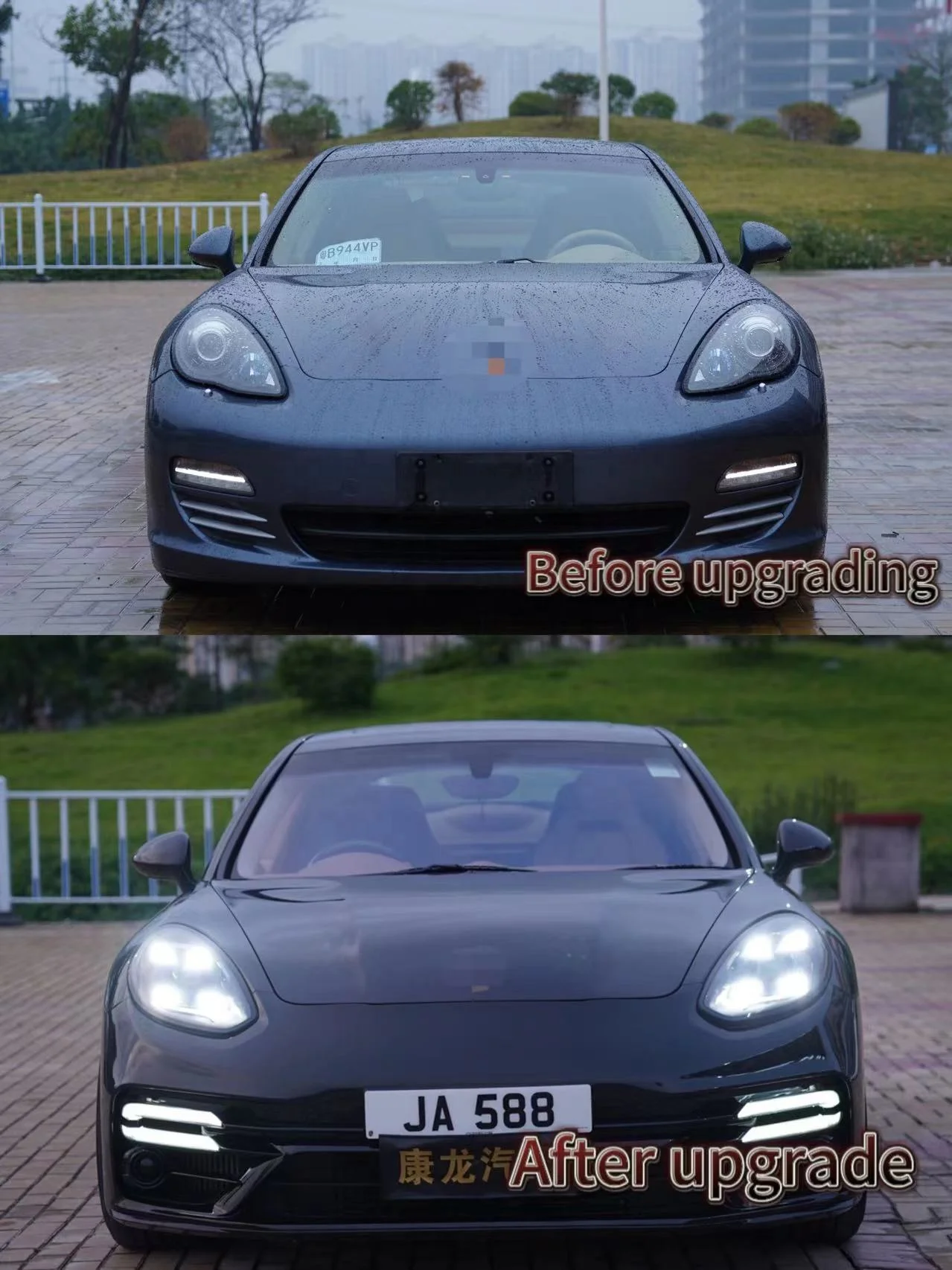 Hot selling body kit  for Porsche Panamera for car modification 970 old to new upgraded to 971 Turbo S+PDLS headlights