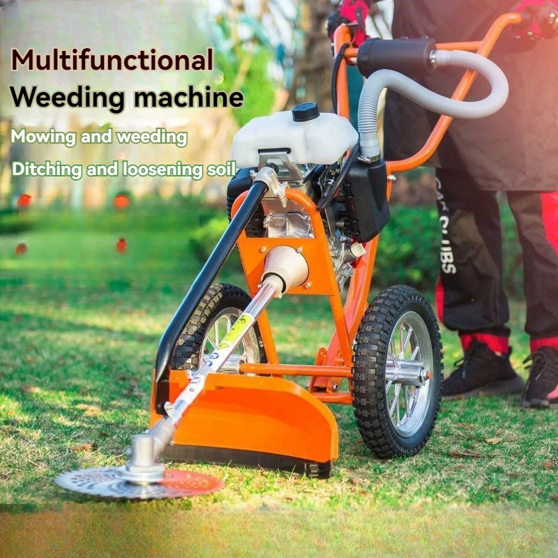 4 stroke 2-stroke Lawn Mower Engine Gasoline Grass Trimmer Agricultural Weeding Machine Grass Cutter Ditching Machine